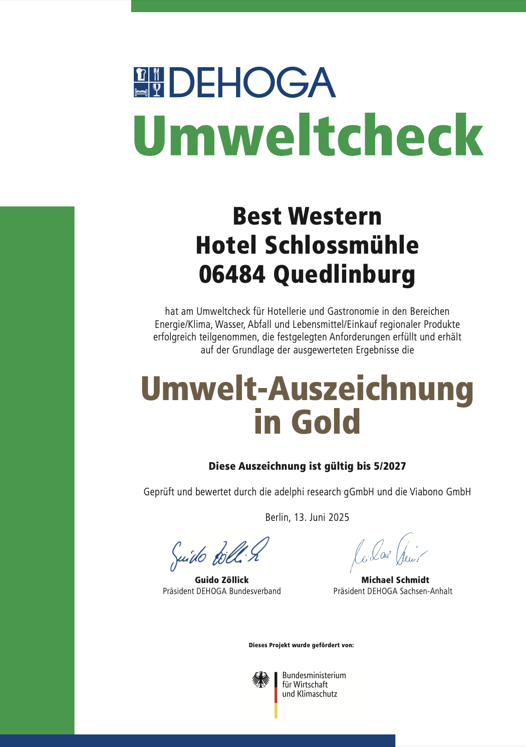 Dehoha Umweltcheck